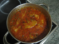 Crestas de gallo picantes