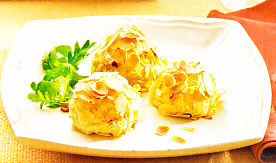 Croquetas de patata y almendra
