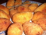 Croquetas de queso azul