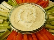Crudites en salsa de mostaza