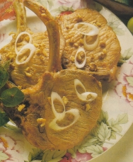 Culetas de cerdo con salsa