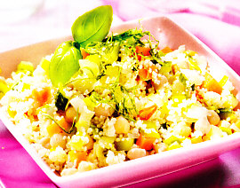 Cuscús con vegetales