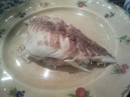 Dorada a la sal con salsa de yogur