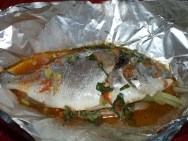 Dorada en papillote