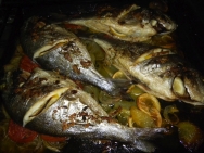Dorara al horno con patatas