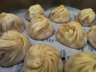 Dumplings al vapor