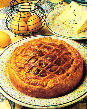 Empanada de queso azul