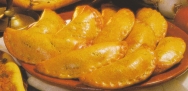 Empanadillas rellenas de espinacas