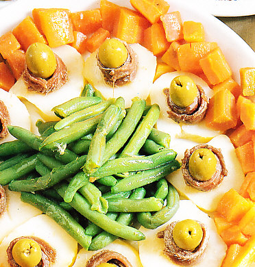 Ensalada a las dos salsas