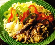 Ensalada a los dos pimientos