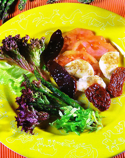 Ensalada con mozzarella