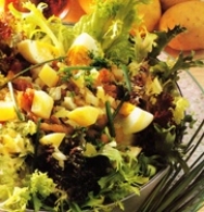 Ensalada con tocino