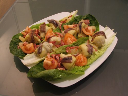 Ensalada de alcachofas