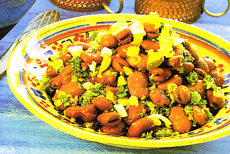 Ensalada de alubias rojas