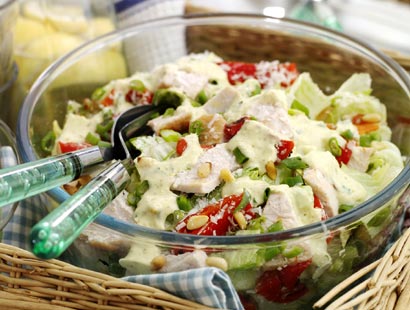 Ensalada de apio con pavo