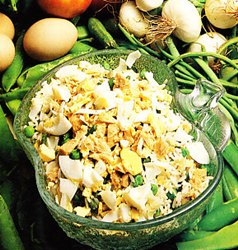 Ensalada de arroz con verduras
