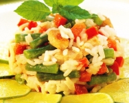 Ensalada de arroz thaï