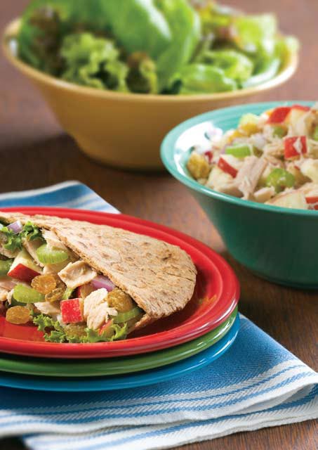 Ensalada de atún y manzana