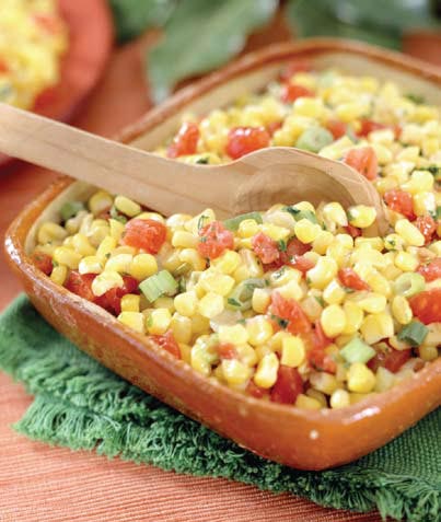 Ensalada de chiles verdes y elote