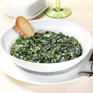 Ensalada de espinacas a la crema