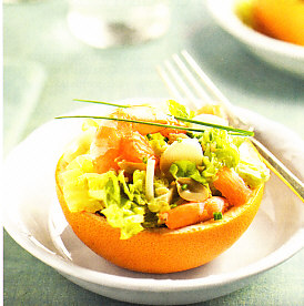 Ensalada de gambas