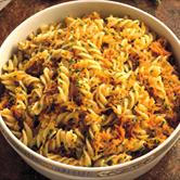 Ensalada de hélices con anchoas