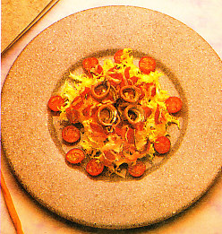 Ensalada de jamón de pato y anchoas