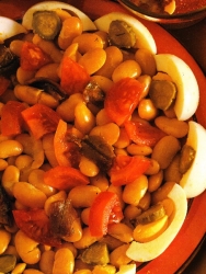 Ensalada de judías secas