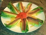 Ensalada de lechuga a la mostaza