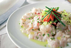 Ensalada de lubina