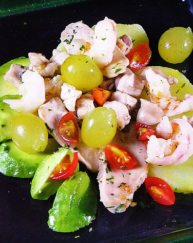 Ensalada de mar y montaña
