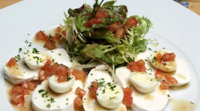 Ensalada de mozzarella