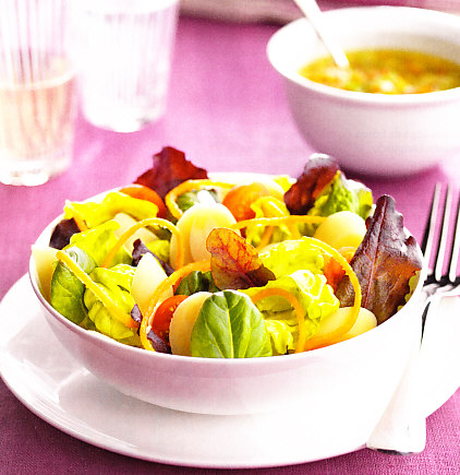 Ensalada de palmitos y tomatitos