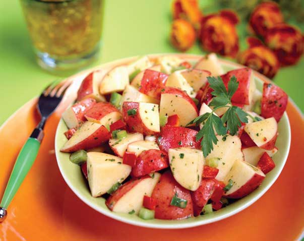Ensalada de papas aromatizada