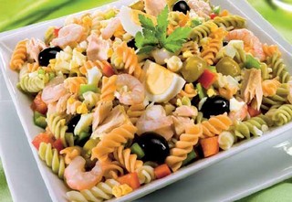 Ensalada de pasta mediterránea