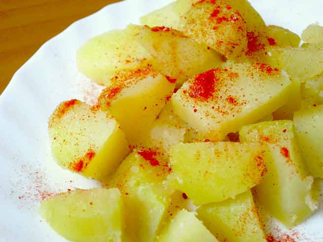 Ensalada de patata cocida