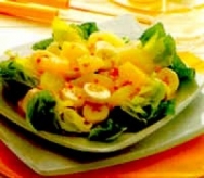 Ensalada de plátanos con pechuga de pollo