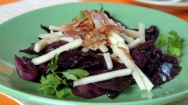 Ensalada de pollo, lombarda y palmitos