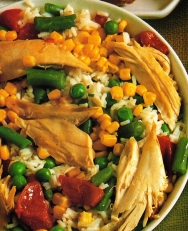 Ensalada de pollo yanqui