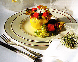 Ensalada de salmón salvaje y manzanas
