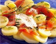 Ensalada de salmón y patata