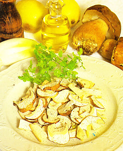 Ensalada de setas de calabaza