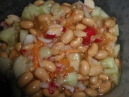 Ensalada de soja con vinagreta