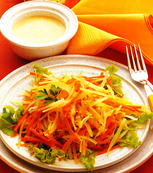 Ensalada de verduras al curry