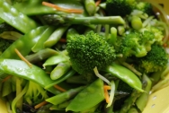 Ensalada de verduras al vapor