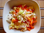 Ensalada japonesa (Sunomono)