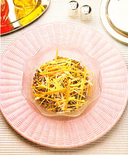 Ensalada tibia de lentejas