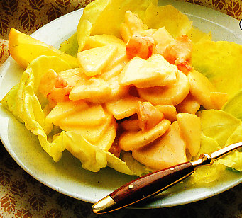 Ensalada Tropical con langosta