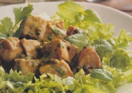 Ensalda agridulce con cerdo