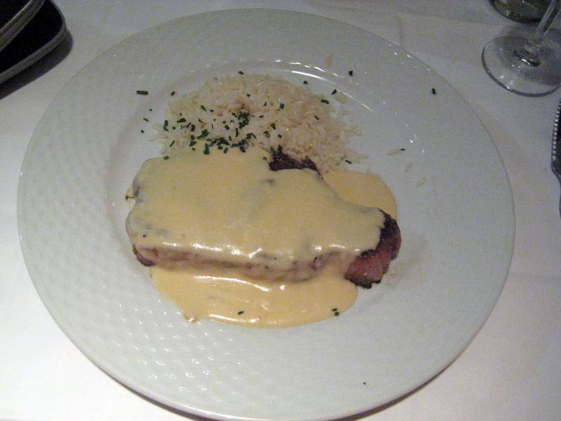 Entrecot al queso Quark